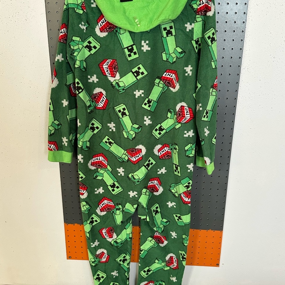 Minecraft Christmas colored pajamas
